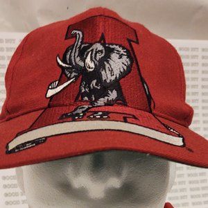 ALABAMA UNIVERSITY SIGNATURES TRADEMARK STRUCTURED RED ELEPHANT BALL CAP